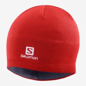 Red Men's Salomon Rs Warm Caps | 3408152-FM